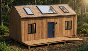 Villa Prefabricada de Lujo con Paredes Aisladas de Triple Capa para <span class=keywords><strong>Chalet</strong></span> Europeo Estilo Alpino Suizo para Airbnb con Estructura de Acero Galvanizado Antioxidante - Product Image 5
