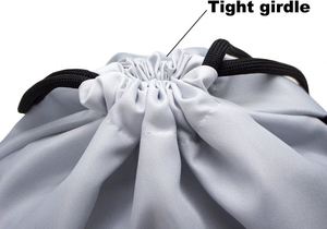 Polyester Drawstring <b>Backpack</b> Bulk Reflective Drawstring Bags String <b>Backpack</b> Cinch Bags for Women Men - Product Image 4