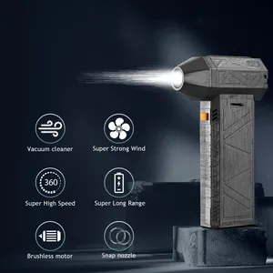 Mini potente turbogetto per la rimozione della polvere del motore brushless DC soffiatore d'aria spolverino per auto essiccatore ventilatore a getto