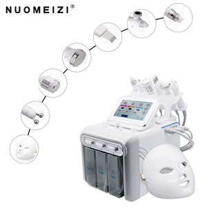 Chuyên nghiệp <span class=keywords><strong>7</strong></span> trong <span class=keywords><strong>1</strong></span> H2O2 oxy Spa trẻ hóa da mặt & nhăn sẹo loại bỏ bong bóng nhỏ Máy ABS loại máy tính để bàn - Product Image 5
