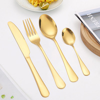 Ensemble de couverts en acier inoxydable écologique de 16 pièces pour restaurants et maison - Design moderne, luxueux et classique, polissage miroir pour mariage
