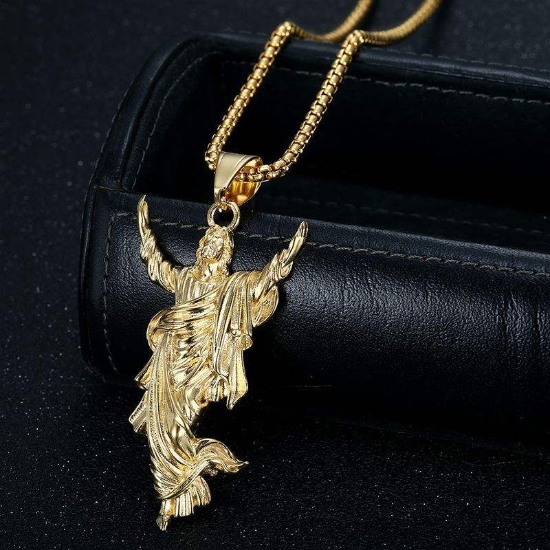 Pendentif simple en or