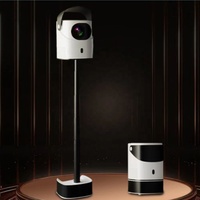 Projecteur LCD PTZ à support caché, modèle tendance transfrontalier 2024, 1080P, 1500 lumens, WIFI intelligent, portable, domestique