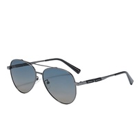 8588 Nouvelles Lunettes de Soleil Pilote HD Polarisées Hommes Femmes UV400 Anti-éblouissement Conduite Extérieure Luxe Mode Rétro