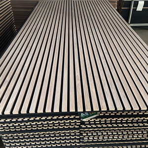 AKU PANELS Modern Acoustic Veneer Finish Wooden Slats Board for Bedroom Hotel <strong>Hall</strong> &amp; Studio 3D Design for Home Decor - Product Image 6