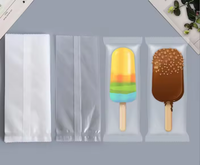 Transparent clair fin joint thermoscellable en plastique congelé ventouse glace Pop emballage bricolage glace sucette Popsicle emballage sacs