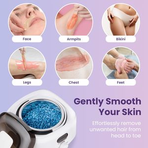 Display digitale Wax Melt wer wer Kit Full Body gambe <span class=keywords><strong>viso</strong></span> Bikini pelle sensibile depilazione a cera ad alta efficienza riscaldatore a cera - Product Image 2