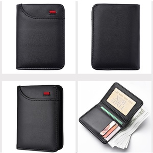 Cartera vertical corta de cuero PU de 3 colores Vintage 2025 para hombre, monedero sencillo y fino para hombre, tarjetero más barato - Product Image 5