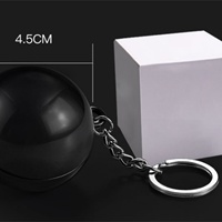 Vente directe usine – Jouets multifonctions en plastique noir de 4,5 cm pour porte-clés Magic 8, les plus vendus pour Noël