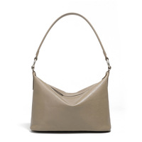 Sac à main demi-lune en cuir de luxe, style vintage bohème décontracté, pour femme, sac à bandoulière de soirée