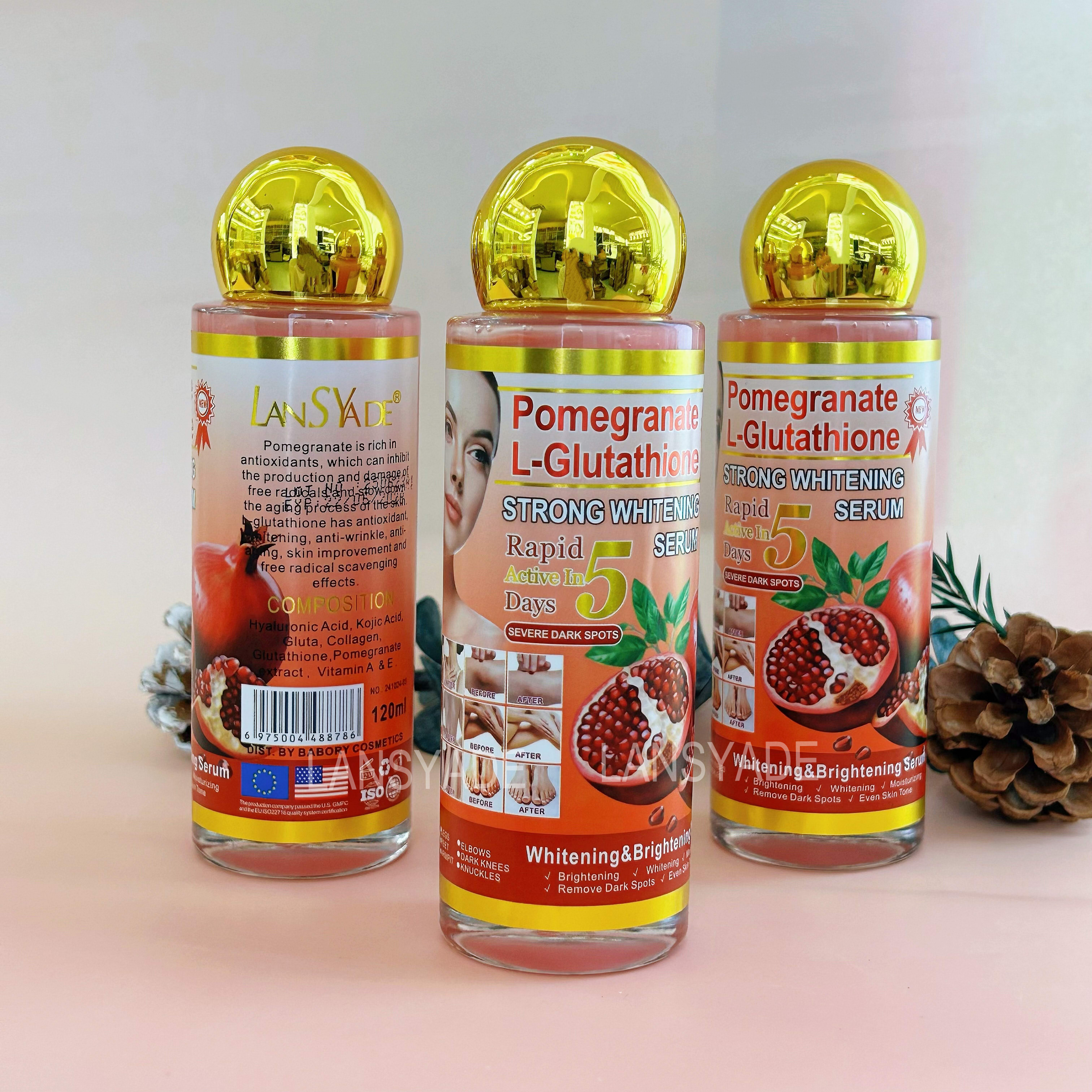 pomegranate glutathione and collagen Extra Whitening Skincare Pomegranate Glutathione Facial Serum with Vitamin  a & C Collagen Remove Dark Spots Skin Face Serum| Alibaba.com