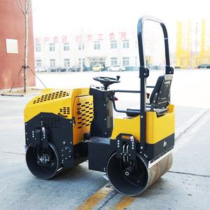 Ride-on 3T ลูกกลิ้งถนนขนาดเล็กขนาดเล็กเครื่องจักรถนนรถอัดยางมะตอยกลองคู่ 3 ตันลูกกลิ้งสั่นสะเทือนสําหรับขาย - Product Image 4