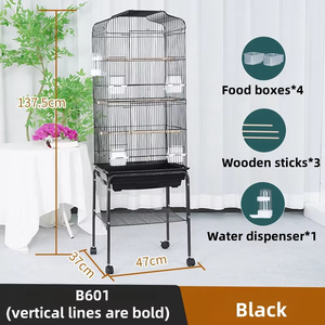 Fabricant de cages à oiseaux pour animaux de compagnie en gros en acier inoxydable <span class=keywords><strong>double</strong></span> pile volières d'élevage éleveur de pigeons <span class=keywords><strong>Cage</strong></span> à oiseaux d'élevage - Product Image 6