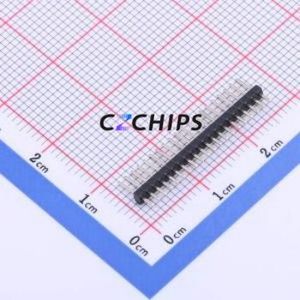 KH-1.27PH180-1X20P-L7.2 Pin Header Through hole Component (THT),P=1.27mm Connector 1x20P 1.27mm Pin Header Through Hole - Product Image 2