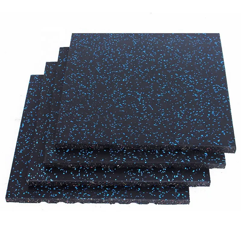 Factory Hot Sale Gym Rubber Flooring Anti-vibration Rubber Mat For Non-toxic Rubber Floor Tile For Gym