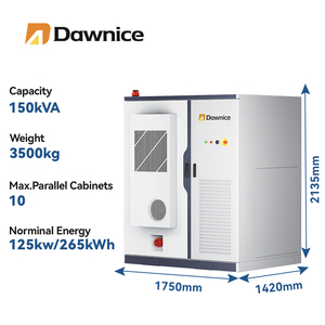 Dawnice Commercial Solar <b>System</b> 100KWH to 265KWH Lithium Ion Batteries Pack Hybrid Grid Connection <b>Energy</b> <b>Storage</b> <b>System</b> - Product Image 4