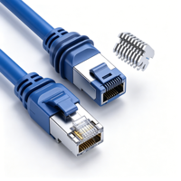 Câble Ethernet Cat5E/Cat6/Stp Cat 6 10M/50M/100M Câble de raccordement pour ordinateur portable Routeur Câble réseau