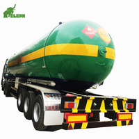 Promotion : Semi-remorque citerne 3 essieux de 50 tonnes pour le stockage d'hydrogène liquide et de GPL pour le Zimbabwe