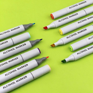 Pennarelli Artistici <span class=keywords><strong>a</strong></span> Doppia Punta Bestationery, Non Tossici, per Colorazione, Graffiti e Pittura, Marcatori Permanenti ad Alcool - Product Image 3