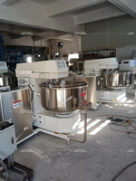 Mélangeur à spirale 50kg/80kg, mélangeur basculant entièrement automatique pour farine, haute productivité, équipement de boulangerie motorisé