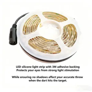 Support lumineux sans ombre pour <span class=keywords><strong>cible</strong></span> de fléchettes, support de fléchettes, éclairage professionnel pour compétition, lumière LED assemblable, détachable et portable - Product Image 5