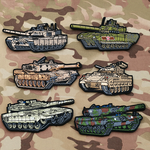 Patch brodé à coudre, motif char tactique, pour sac, chapeau, chemise, pour homme et garçon - Product Image 5