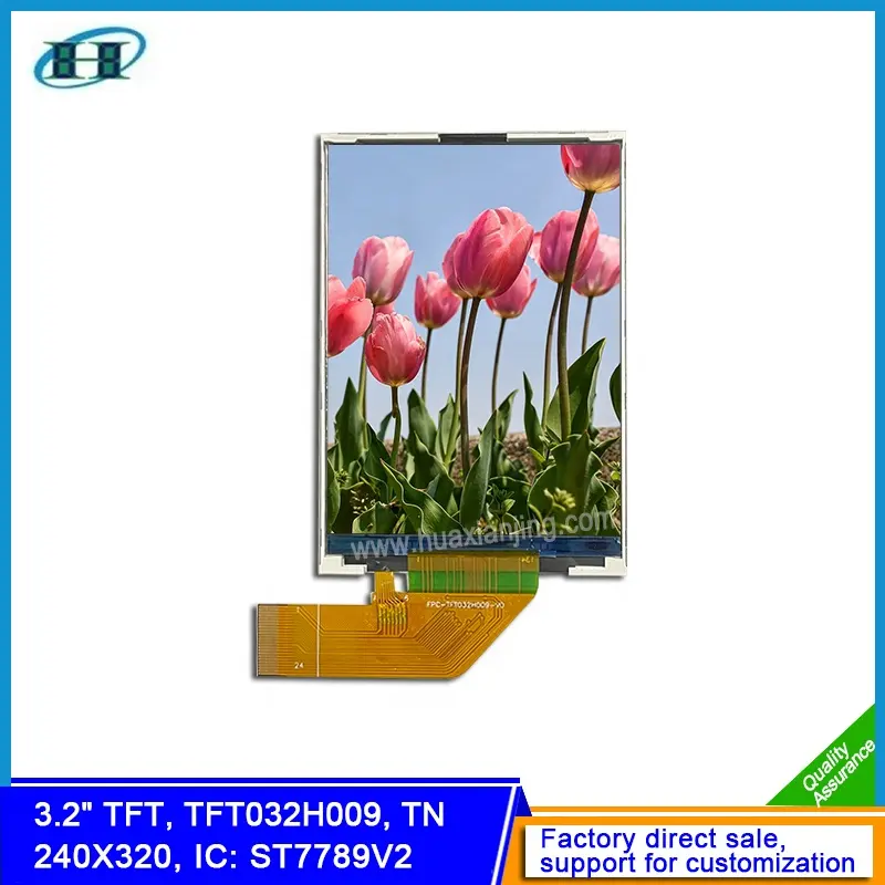 Tela TFT LCD HXJ Tela TFT LCD de 3.2 Polegadas 240x320 TN 24 Pinos MIPI