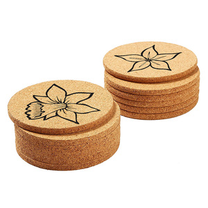 Posavasos Cuadrados de Corcho Personalizados con Logotipo Impreso, Aislamiento Térmico, Estilo Clásico, Ecológicos, Impresión en Serigrafía - Product Image 3
