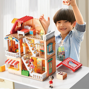 Feelo khôn ngoan tự làm biệt thự khối xây dựng câu đố Chất lượng cao Đồ chơi giáo dục cho trẻ em thiết kế sáng tạo làm bằng nhựa moq 1000 cái - Product Image 5