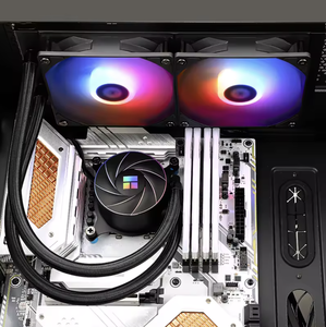 New Stock AQUA 240 ARGB Thermal 240mm CPU Cooler <b>Fan</b> for Gaming <b>Computer</b> OEM Package Black Right-Angle Thermal 1700/ New Stock a - Product Image 1