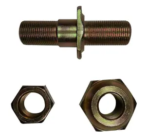 Parafuso de roda de reboque, de aço m14 x 1.5, alta qualidade, 3 peças