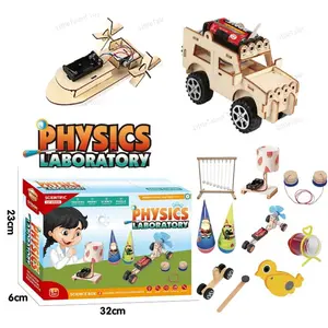 DIY kits para crianças STEM kits para criança educacional montessori kinder spielzeug holz crianças brinquedo de madeira brinquedo faixa de madeira brinquedo