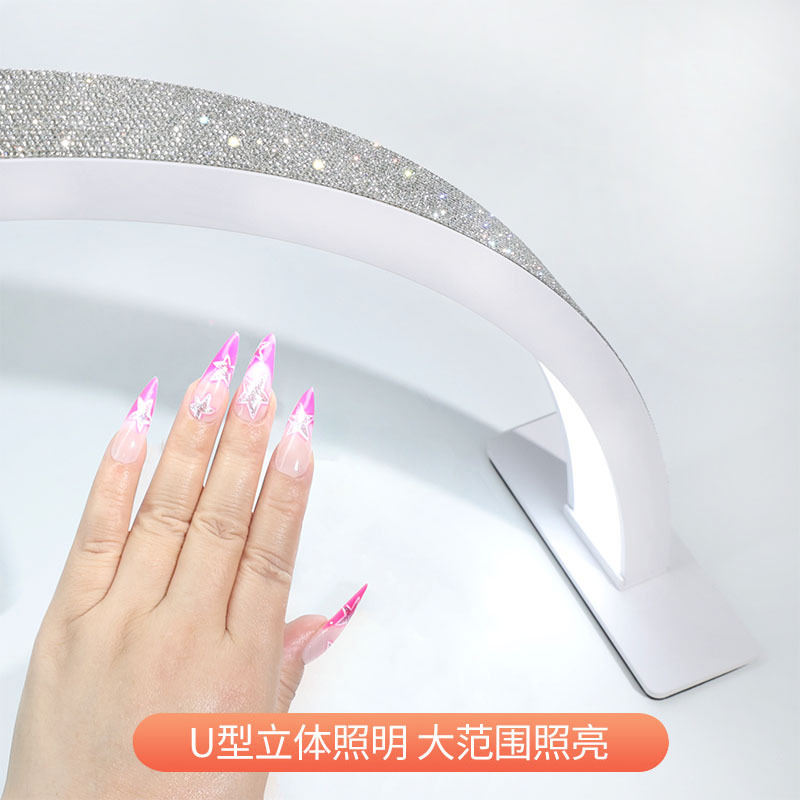 55cm 75cm Manicure Desk Lamps Adjustable Trichromatic Light