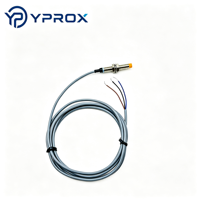 Sensor Proximitas Induktif NPN 3-Kawat Terlindung/Tidak Terlindung Seri YPROX LJ8A M8, Jarak Penginderaan 1-2mm, Respons 300Hz, IP67, 10-30V