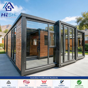Casa Contenedor Prefabricada Expandible <span class=keywords><strong>de</strong></span> 20 y 40 Pies, Estándares AU, 1, 2, 3, 4, 5 Dormitorios, <span class=keywords><strong>Precio</strong></span> <span class=keywords><strong>de</strong></span> Jardín, Casa Pequeña, Villa - Product Image 1