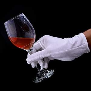 Guantes de algodón de cuatro tamaños blancos y negros suaves y cómodos de alta calidad 2024 para trabajar en fábrica - Product Image 5