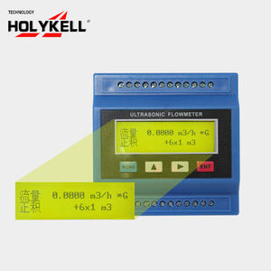 Holykell Écran LCD RS485 Modbus DN20 Pince numérique sur débitmètre d'eau à ultrasons - Product Image 3
