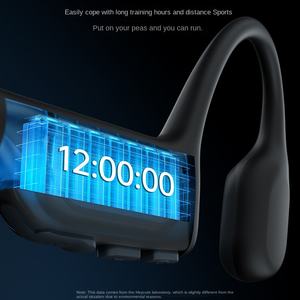 2025สีดำ Joo U6ไร้สายนำ<span class=keywords><strong>กระดูก</strong></span>คอสำหรับชุดหูฟังบลูทูธแบตเตอรี่ LED ขนาดใหญ่ JL IP68ทนทานต่อการใช้<span class=keywords><strong>ง</strong></span>านกลางแจ้งกีฬา - Product Image 3