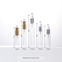 Flacon vaporisateur de parfum portable 3ml 5ml 10ml pour voyage, pour femmes et hommes, idéal comme cadeau