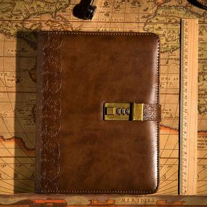 Personnalisé A5 Journal Journal <span class=keywords><strong>De</strong></span> Serrure <span class=keywords><strong>À</strong></span> Combinaison Numérique En Cuir Cahier <span class=keywords><strong>À</strong></span> Spirale - Product Image 4