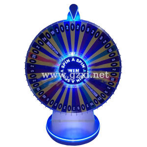 Juego <span class=keywords><strong>de</strong></span> Bingo Eléctrico <span class=keywords><strong>de</strong></span> Madera, Lotería Interactiva con Luz LED <span class=keywords><strong>de</strong></span> 360 Grados, <span class=keywords><strong>Ruleta</strong></span> <span class=keywords><strong>de</strong></span> Bingo Giratoria, Fichas Marcadoras <span class=keywords><strong>de</strong></span> Bingo - Product Image 2