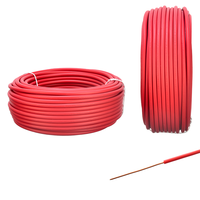 Approbation VDE H05V-U noyau unique 1x0. 75mm2 câble d'alimentation solide cuivre PVC câble électrique prix fil pour la construction