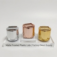 Tapa Magnética para Botellas de Esmalte de Uñas, Cilindro con Ranura para Imán, Parte Interior y Exterior de Plástico para Empaque de Manicura
