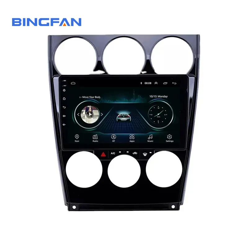 For Mazda 6 2004-2014 Car Navigation DVD Player With Wifi Phone Call Support Steering Wheel Controller 4 Core