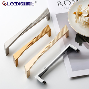 Lgedis Cabinet Door Handle 2636 Bar Shape Plating Durable Furniture Hardware - Product Image 1