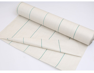 Rollo de cubierta de suelo agrícola de estera de hierba blanca de PE virgen para granja de plantas, tela de paisaje tejida de bloque UV para estera herbicida - Product Image 3
