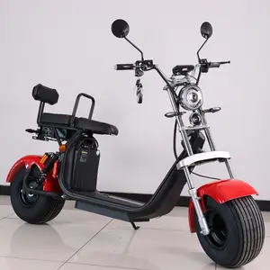 Goedkope Soversky Europa Voorraad Eeg Coc Goedgekeurd 2 Wiel Fat Tire 2000W 3000W 20ah Elektrische Scooter Motorfiets Citycoco fiets