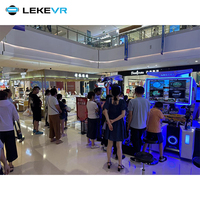 LEKE VR Attraction Business Set Réalité virtuelle Parc de divertissement pour enfants Motion Game Room Multiplayer VR Simulator Machine