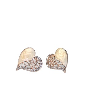 Orecchini a cuore per donna, semplici e dolci, accessori per l'uso quotidiano - Product Image 5