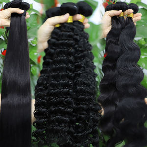 Extensions de cheveux humains afro crépus en vrac, cheveux humains de haute qualité, fournisseur de cheveux humains, cuticules alignées, double trame, cheveux bruts de qualité 12a - Product Image 3